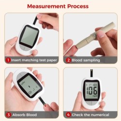 ZOSS Vércukormérő Glucométer Kit kód ingyenes cukorbetegség teszt 50/100db csíkok lándzsákkal Orvosi vércukor mg/mmol!