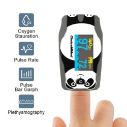 ChoiceMMed Pediatrics ujj pulzoximéter, vér oxigéntelítettség mérő pulzusmérő gyermek pulzusoxiométer OLED oximetro