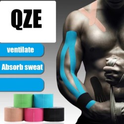 5M méretű kineziológiai szalag Athletic Elastoplast Sport Recovery Strapping Gym Vízálló Tenisz Izomfájdalomcsillapító kötés