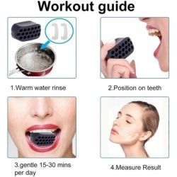 Facial Jaw Exerciser Edzőterem Fitness Ball JawLine Izomtréning Dupla állcsökkentő Nyak Arc Karcsúsító Száj állkapocs