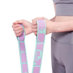 Karcsúsító Ellenállás Band Jóga Kiegészítő Nyújtó Öv Felnőtt Latin edzés Rugalmas szalagok Kezdő Pilates Multi-Functional Hot