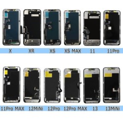 AAAA fokozatú iPhone 6 6S 7 8 Plus LCD Perfect 3D érintőképernyős digitalizáló egység iPhone X XR XS MAX 11PRO Pantalla kijelzőh