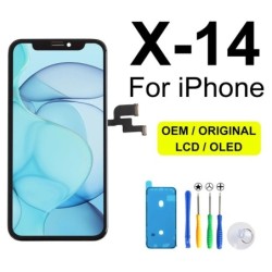 OLED LCD iPhone X 11 12 Pro kijelzőhöz nagykereskedelmi ár Gyári kijelző iPhone X Xs Xr 11 12 13 Pro Max képernyő csere