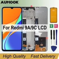 Vadonat ÚJ Xiaomi Redmi 9A / 9C kijelző érintőképernyős digitalizáló szerelvény csere Xiaomi Redmi 9C LCD M2006C3 kijelzőhöz