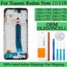 2201117TG 2201117SG Premium LCD Xiaomi Redmi Note 11 kijelzőhöz, érintőképernyős digitalizáló panel egység Redmi Note 11S LCD-he