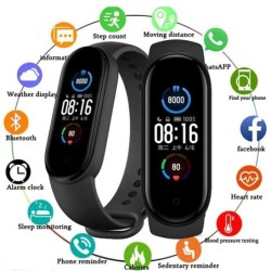 M5 Smart Watch színes képernyő Lépésszámlálás Multi Sport mód Üzenet Emlékeztető Fényképezés Zene Távirányító Smart Band