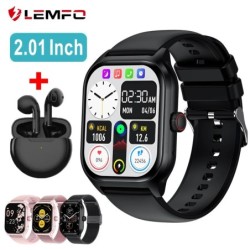 LEMFO LT10 Smart Watch 2024 Android Gift Bluetooth Call Smartwatch 2024 Touch Dial Music Fitness Tracker sportórák