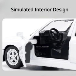 1/36 BMW M3 1987 Ötvözet Játékok Autómodell Fémöntvények Játékjárművek Eredeti, Kifinomult belső visszahúzás 2 ajtós, nyitott gy