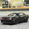 Dodge Challenger Hellcat játékautó 1:32 méretarányú fémöntvényes játékautókhoz, visszahúzható Hellcat modellautók hanggal és fén