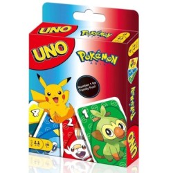 UNO FLIP! Pokémon Társasjáték Anime Rajzfilm Pikachu Figura Minta Család Vicces Szórakozás Uno Kártyajátékok Karácsonyi ajándéko