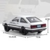 1/32 Initial D AE86 Toy Car Diecast Toyota Miniatűr Modell Hátrahúzható Hang Fény ajtók Nyitható Oktatási Gyűjtemény Ajándék Gye