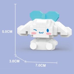 Sanrio Anime Hello Kitty Saját dallam Cinnamoroll Pompompurin Kuromi Barátok Építőkövek Téglák Lányok Gyerekek Gyerekjáték Ajánd