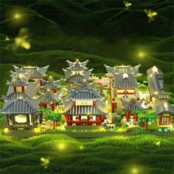 Suzhou Garden puzzle mikrorészecske-összeállítás típusú építőelem etnikai stílusú építőkocka játék