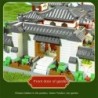 Suzhou Garden puzzle mikrorészecske-összeállítás típusú építőelem etnikai stílusú építőkocka játék