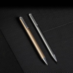 Xiaomi Deli fém zselés toll Rollerball Caneta ручка golyóstoll, 0,5 mm-es aláíró toll irodai diákoknak, üzleti papír kellékek