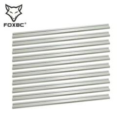 FOXBC 82mm HSS Planer Blades Knives for Bosch DeWalt Metabo Makita Trend and Elu Woodworking Power Tools Accessorie 3-1/4" 10PCS