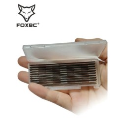 FOXBC 82mm HSS Planer Blades Knives for Bosch DeWalt Metabo Makita Trend and Elu Woodworking Power Tools Accessorie 3-1/4" 10PCS