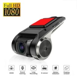 Autós DVR Dash Cam Full HD 1080P Dash Cam DVD Android lejátszóhoz ADAS LDWS navigációs egység Automatikus hangriasztás videofelv