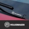 Autó fém emblémás ablaktörlő matricák fényvisszaverő dekor matricák Volkswagen GOLF 5 Tiguan Polo Golf 6 Golf 7 Jetta tartozékok