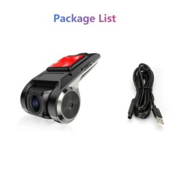 Car Dash Cam USB HD 1080P 170 fokos széles látószögű autós kamerarögzítő elöl ADAS Dashcam Android DVR automatikus felvevő éjsza