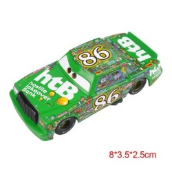 Disney Pixar Cars 2 3 Lightning McQueen Div Fritte Frank Mater Chick Hicks 1:55 Diecast jármű fém játékautó gyerek születésnapi 