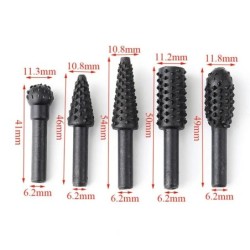 1/4'' 5PCS Drill Bit Set Cutting Tools for Woodworking Knife Wood Carving Tool Carpentry Wood Cutting Tools WorkDrill Bit Set