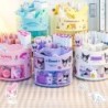 Miniso Sanrio forgatható tolltartó tárolódoboz íróasztal rendszerező és Kawaii Sanrio Cinnamoroll matricák Aranyos írószer tárol