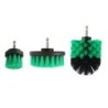 3Pcs/Set Electric Scrubber Brush Drill Brush Kit Plastic Round Cleaning Brush For Carpet Glass Car Tires Nylon Brushes 2/3.5/4''