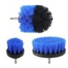 3Pcs/Set Electric Scrubber Brush Drill Brush Kit Plastic Round Cleaning Brush For Carpet Glass Car Tires Nylon Brushes 2/3.5/4''