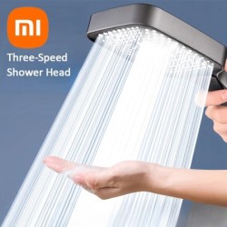 Xiaomi Mijia 13 cm-es nagy panel 3 üzemmódú nagynyomású zuhanyfej masszázs zuhanyfej szűrőelemmel Fürdőszoba kiegészítők Új