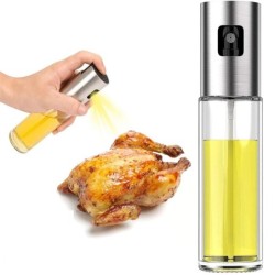 Üvegolaj permetező főzéshez Oliva Spray Mister salátához Grill Konyha Sütés Üres ecetes palack