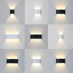 LED fali lámpa kültéri vízálló belső fali lámpa 2W 4W 6W 8W 10W minimalista kreatív hálószobás éjjeli lámpa