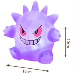 Pokémon figurák Éjjeli fény gengar Modell Éjjeli lámpa Démon baba Halloween játék ajándék gyerekeknek Kreatív kollekció Izzó ját