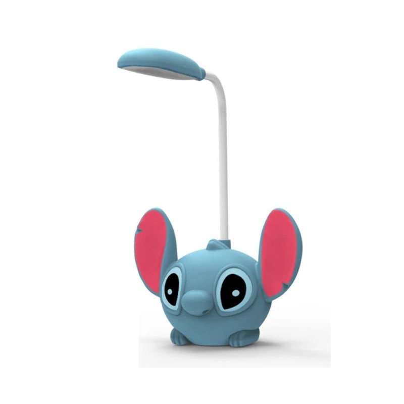 Disney Lilo & Stitch Led Desk Lamp With Pencil Sharpener Foldable Light Cute Desk Lamp Usb Recharge Light Gift From Classmates