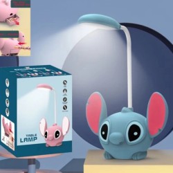 Disney Lilo & Stitch Led Desk Lamp With Pencil Sharpener Foldable Light Cute Desk Lamp Usb Recharge Light Gift From Classmates