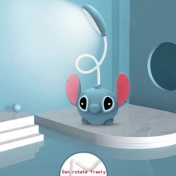 Disney Lilo & Stitch Led Desk Lamp With Pencil Sharpener Foldable Light Cute Desk Lamp Usb Recharge Light Gift From Classmates