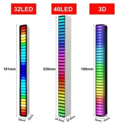 LED Pickup Light RGB hangvezérlő lámpa