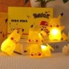 Pokemon Pikachu éjszakai lámpa aranyos anime lágy fényű hálószoba éjjeli LED lámpa szobadekoráció karácsonyi gyerekjáték ajándék