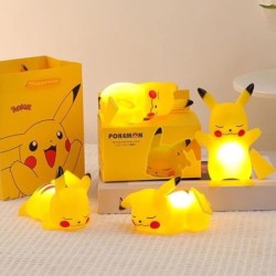 Pokemon Pikachu éjszakai lámpa aranyos anime lágy fényű hálószoba éjjeli LED lámpa szobadekoráció karácsonyi gyerekjáték ajándék