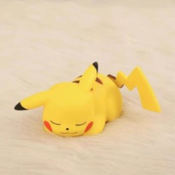 Pokemon Pikachu éjszakai lámpa aranyos anime lágy fényű hálószoba éjjeli LED lámpa szobadekoráció karácsonyi gyerekjáték ajándék