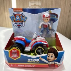 Eredeti Paw Patrol 10 féle jármű, Ryder Tracker Everest Chase Rex Skye Rocky Marshall Zuma akciófigura születésnapi ajándékjáték