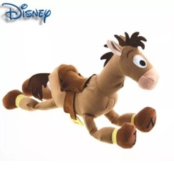 Disney Toy Story Woody Sheriff Bass Bullseye kitömött állatok aranyos lovas rajzfilm 25 cm-es plüss baba születésnapi ajándék gy