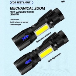 Mini zseblámpa LED újratölthető zseblámpa hordozható USB töltő zseblámpa High Power Bank Camping vízálló hosszú távú lámpa