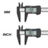 150 mm-es 100 mm-es elektronikus digitális tolómérő szénszálas számlapos nóniusz tolómérő mikrométer mérőeszköz digitális vonalz