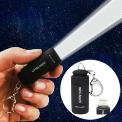 1 db mini kulcstartó zseblámpa USB újratölthető LED lámpa Stonego zseblámpa lámpa vízálló kulcstartó lámpa