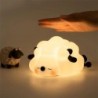 LED éjszakai lámpák aranyos bárány panda nyúl szilikon lámpa USB újratölthető időzítő ágy melletti dekoráció gyerekeknek baba éj