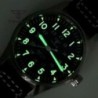 Tandorio 39mm NH35A 20bar Automatic Dive Pilot férfi karórák zafír üveg zöld világító számlap bőr szíj csavaros korona