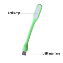 SeeMpp USB 5V LED könyvolvasó lámpa Mini utazási asztali lámpa Power Bank PC notebook laptophoz, rugalmas hajlítható éjszakai lá