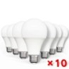 10db LED izzólámpák E27 AC220V 240V izzó Valódi teljesítmény 20W 18W 15W 12W 9W 5W 3W Lampada Nappali Otthoni LED Bombilla