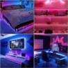 Led USB szalagos lámpa 5M színváltó 5050 RGB LED rugalmas lámpák 24 kulccsal gyerekeknek játékterem otthoni party TV háttérvilág